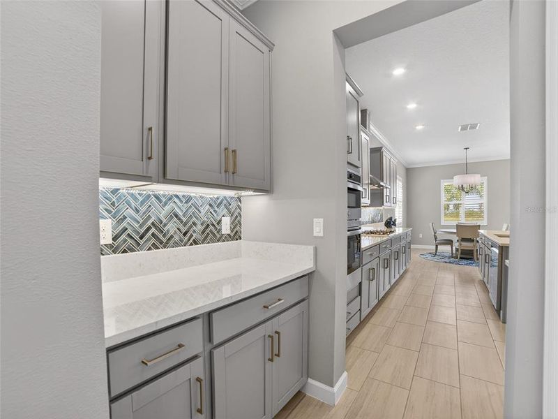 Furnished interior view inside a new home in , Parrish (Image 19).