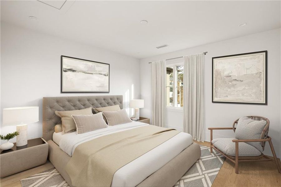 Furnished interior view inside a new home in , Chattahoochee Hills (Image 2).