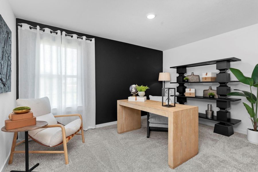 Furnished interior view inside a new home in Blue Heron Estates, Beasley (Image 13).