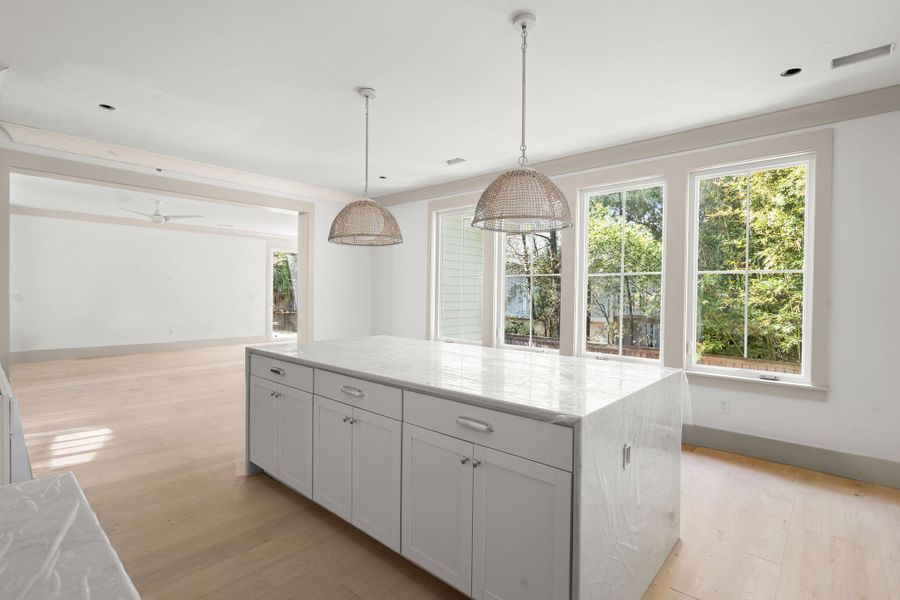 Furnished interior view inside a new home in , Isle Of Palms (Image 3).