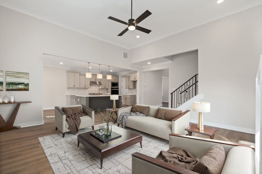 Furnished interior view inside a new home in White Oak, Arlington (Image 7).