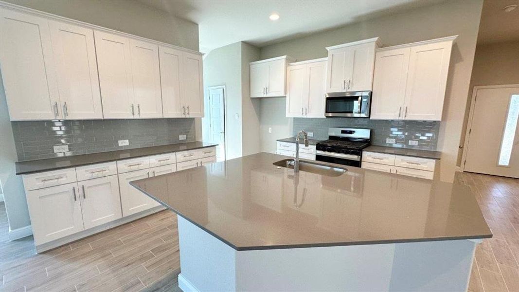 Furnished interior view inside a new home in Rock Creek Ranch, Fort Worth (Image 5).