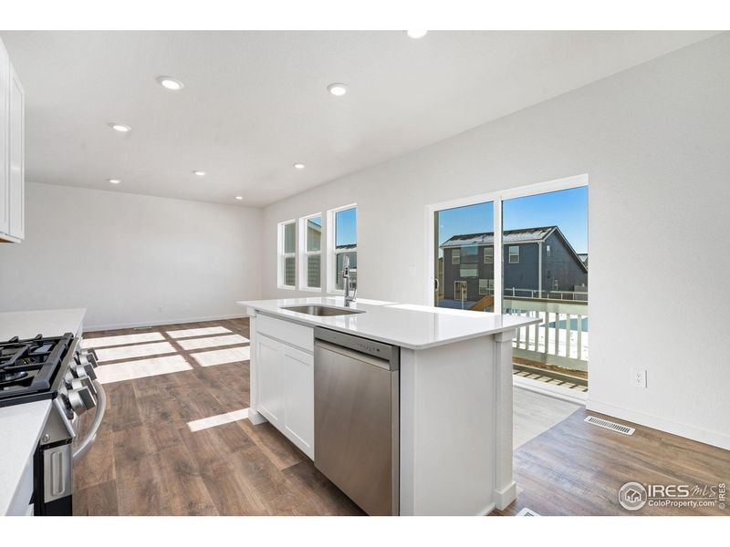 Furnished interior view inside a new home in Hudson Hills, Hudson (Image 6).