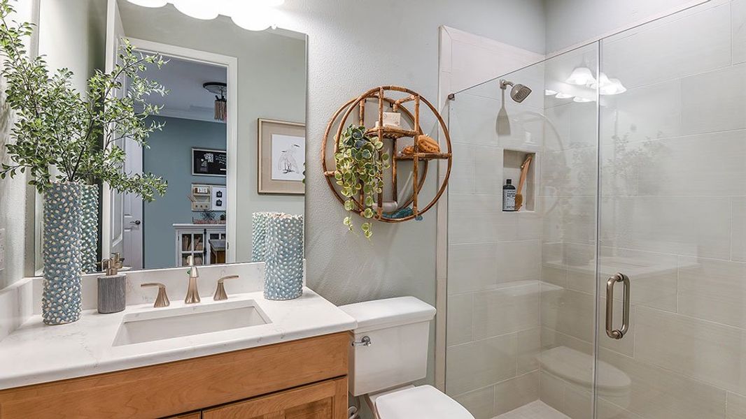 Representative furnished interior of a home built from the Tortola by Taylor Morrison in The Waters at Center Lake Ranch, St. Cloud (Image 9).