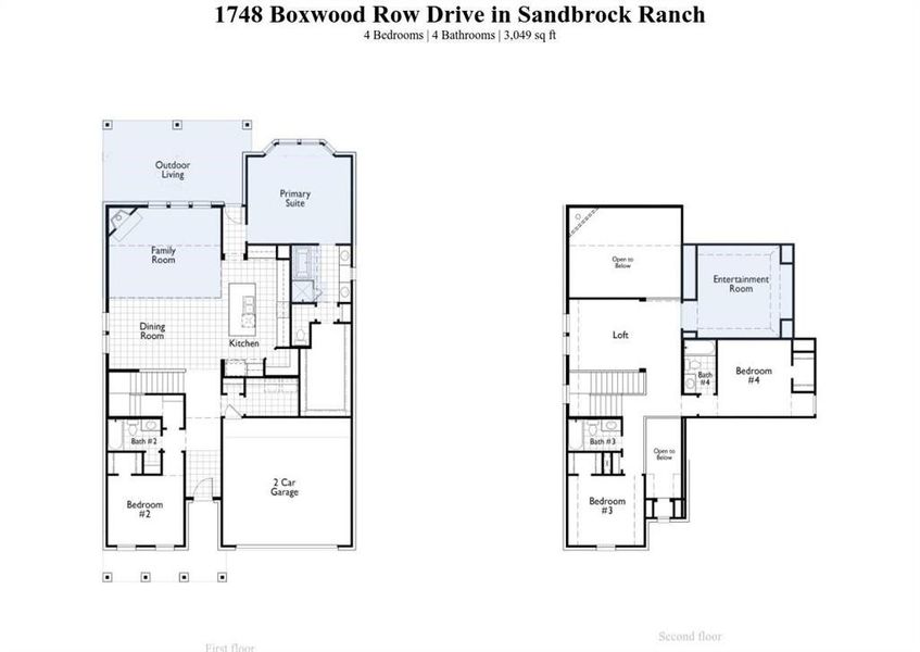 Redford floorplan by HIghland Homes. Redford floorplan by HIghland Homes.