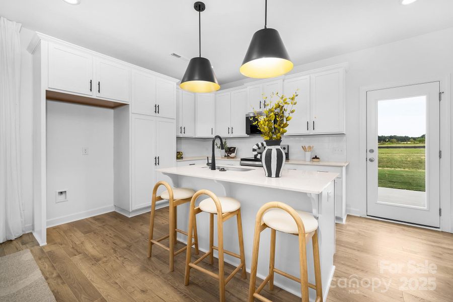 Furnished interior view inside a new home in , New London (Image 5).