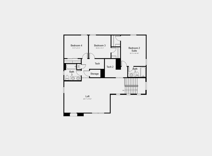 2D floor plan layout for the Victory by Taylor Morrison in Saddleback, Peoria, AZ (Image 4). 2D floor plan layout for the Victory by Taylor Morrison in Saddleback, Peoria, AZ (Image 4).