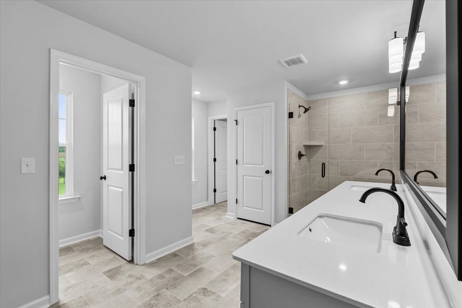 Furnished interior view inside a new home in Fieldstone, Lexington (Image 16). Furnished interior view inside a new home in Fieldstone, Lexington (Image 16).