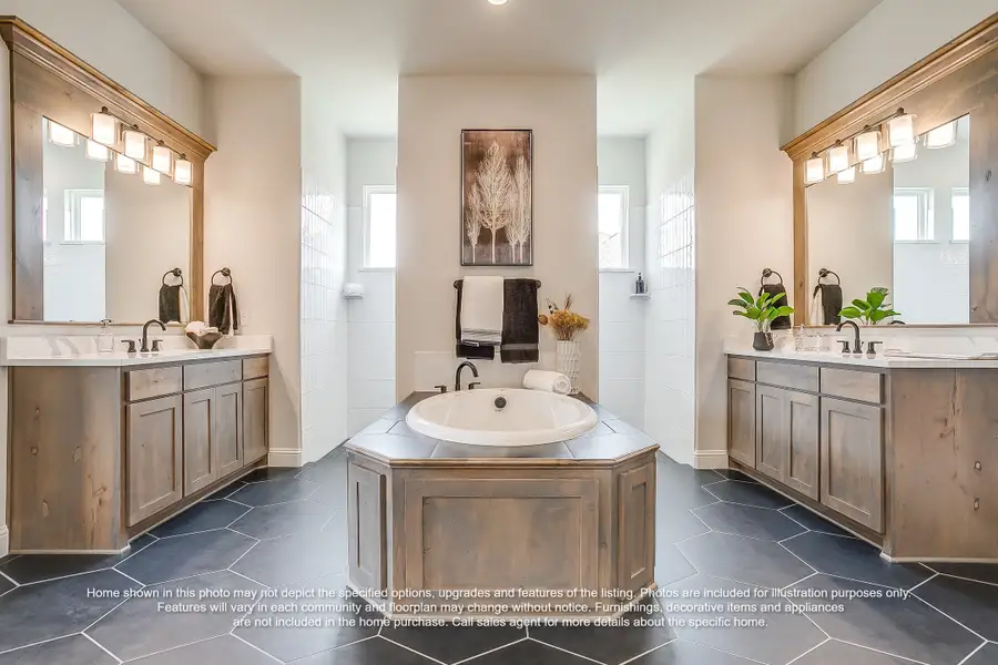 Furnished interior view inside a new home in Byrum Ranch - 1 Acre Lots, Maypearl (Image 9).