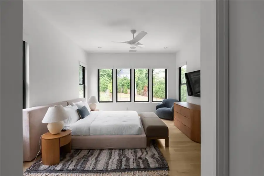 Furnished interior view inside a new home in , Atlanta (Image 35).