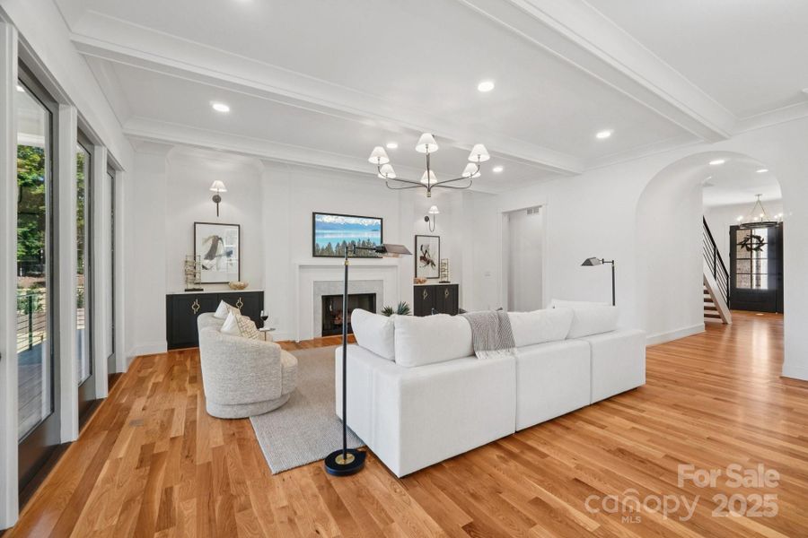 Furnished interior view inside a new home in , Charlotte (Image 26).