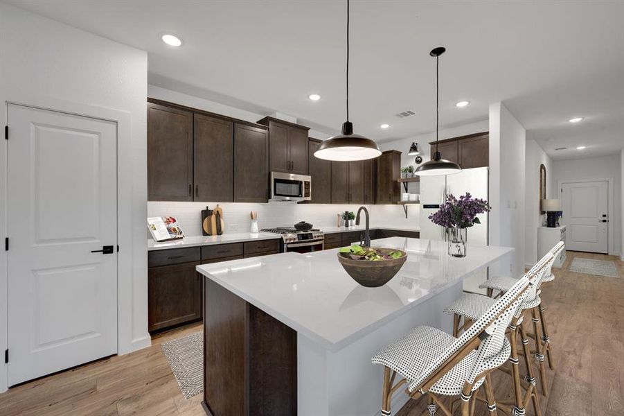 Furnished interior view inside a new home in Aspire at Noble Ridge, Howe (Image 19). Furnished interior view inside a new home in Aspire at Noble Ridge, Howe (Image 19).