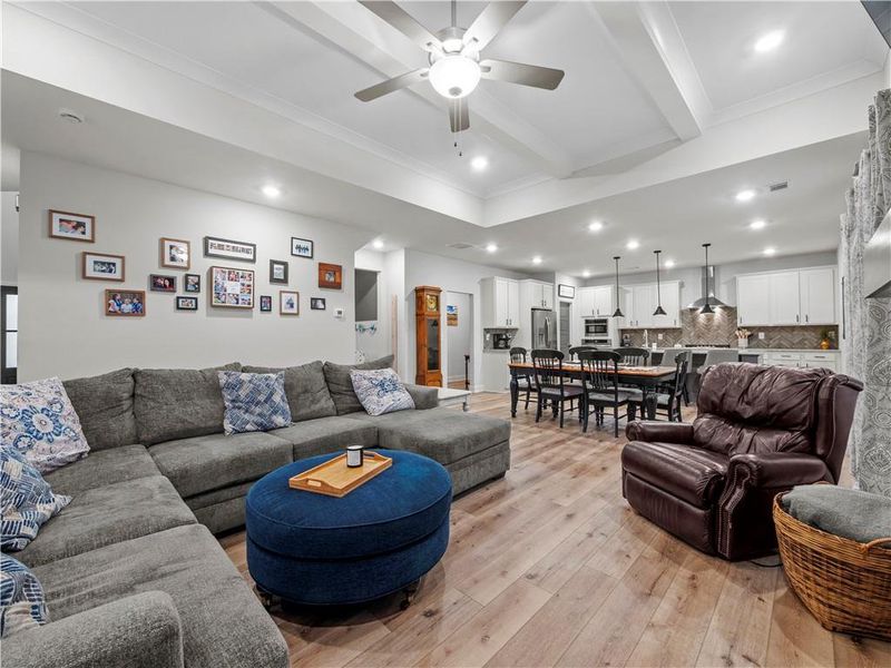 Furnished interior view inside a new home in , Hoschton (Image 12).
