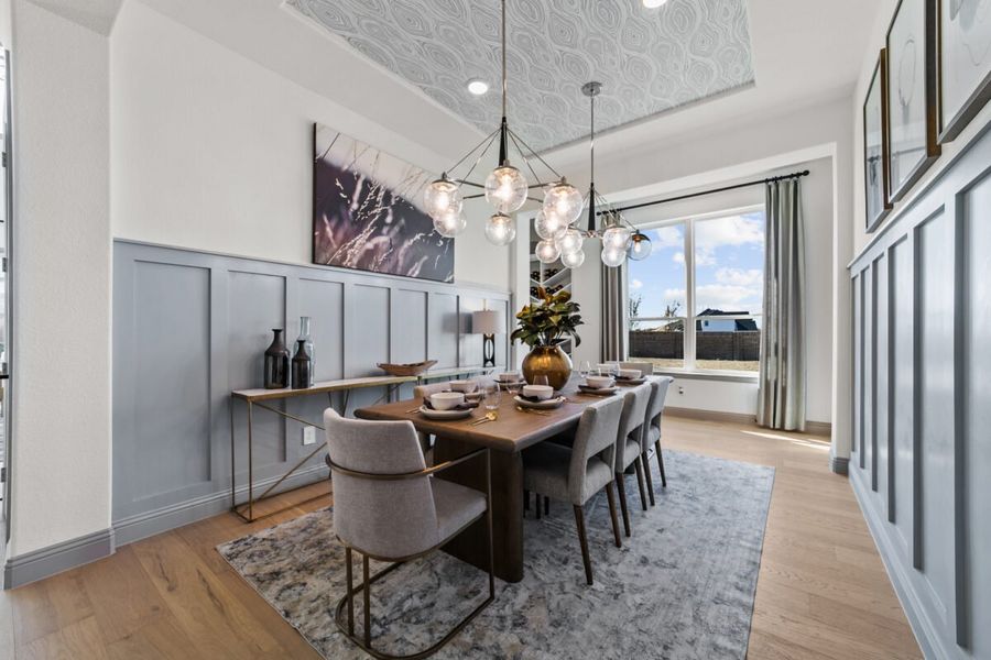 Representative furnished interior of a home built from the Diana by Landon Homes in Lexington Frisco, Frisco (Image 20).