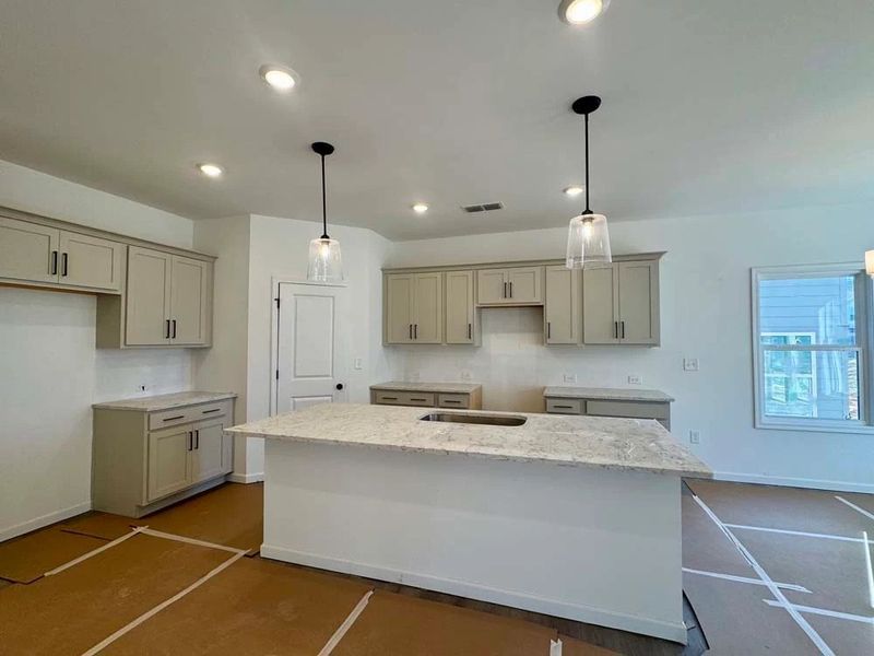 Kitchen featuring Artisan Collection Finishes Construction Progress