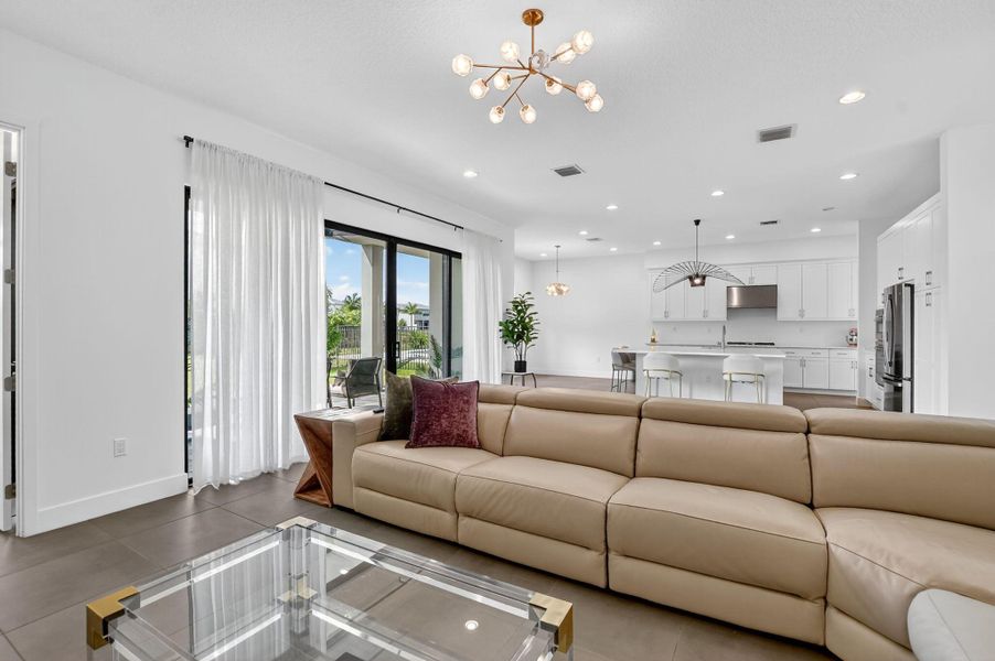Furnished interior view inside a new home in , Boca Raton (Image 43).