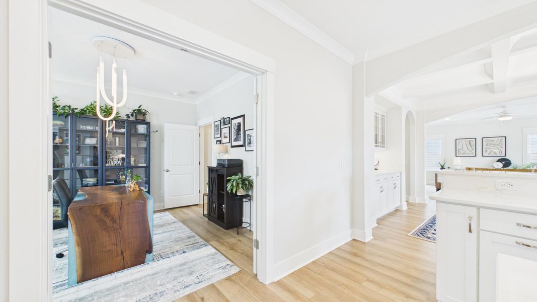 Furnished interior view inside a new home in Hewing Farms, Summerville (Image 8).