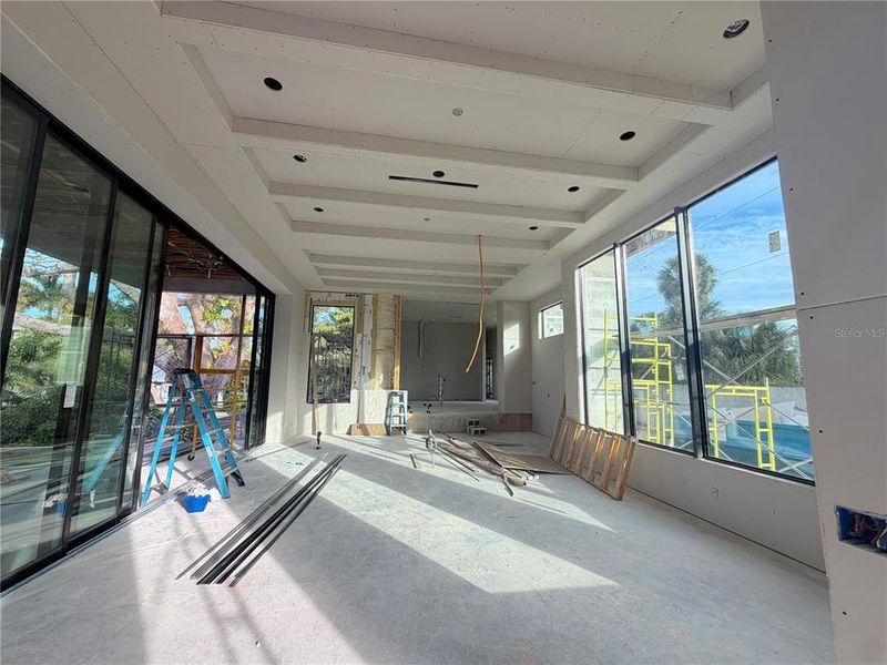 In-progress construction of a new home in , Sarasota, FL (Image 24).