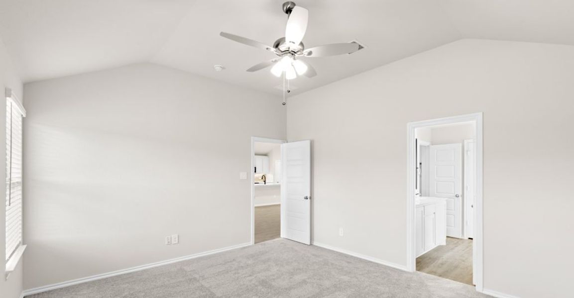 Representative exterior photo of a completed home built from the Austin by Impression Homes in Keeneland, Aubrey, TX (Image 14).