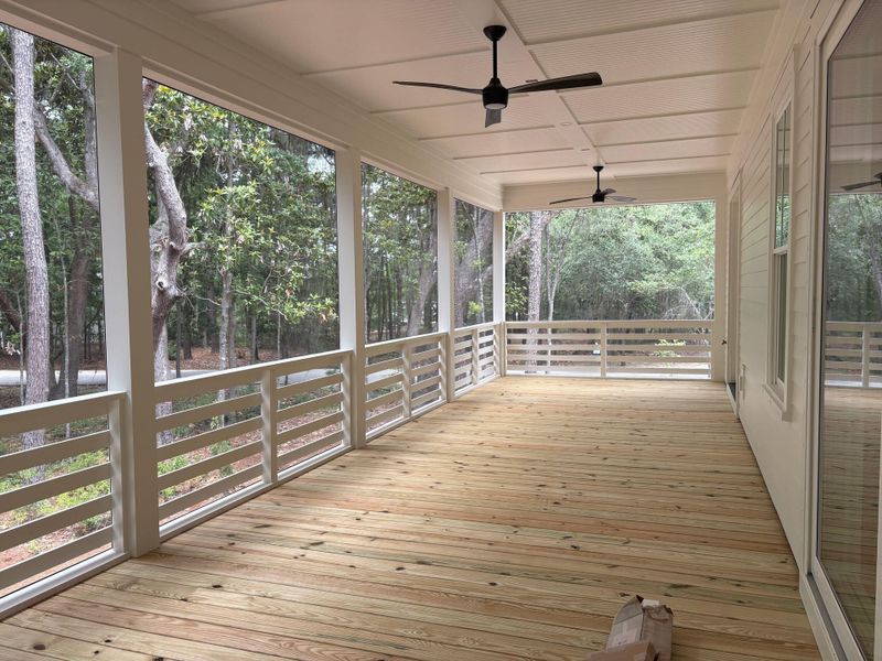 Exterior details and patio area of a home in The Preserve at Pennys Creek, Johns Island (Image 2). Exterior details and patio area of a home in The Preserve at Pennys Creek, Johns Island (Image 2).