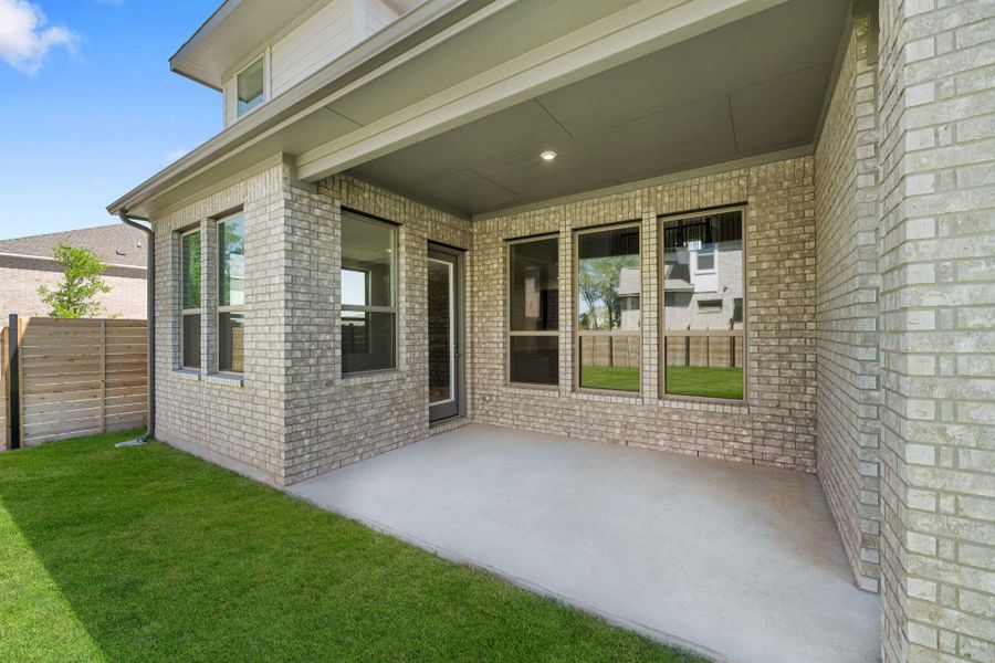 Rear Covered Patio - Representative Photo