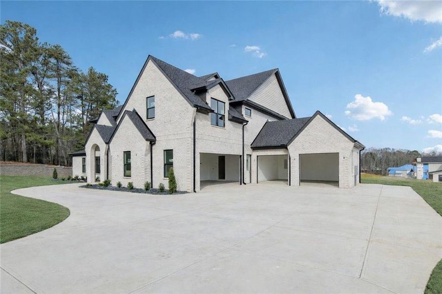 Front exterior of a new home in , Buford, GA, highlighting curb appeal (Image 16).