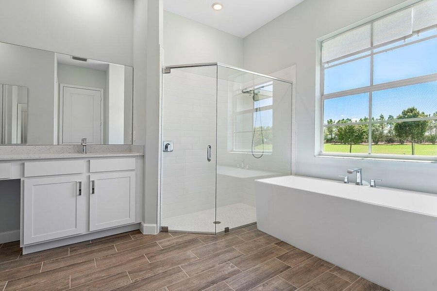 Furnished interior view inside a new home in , Loxahatchee (Image 15).