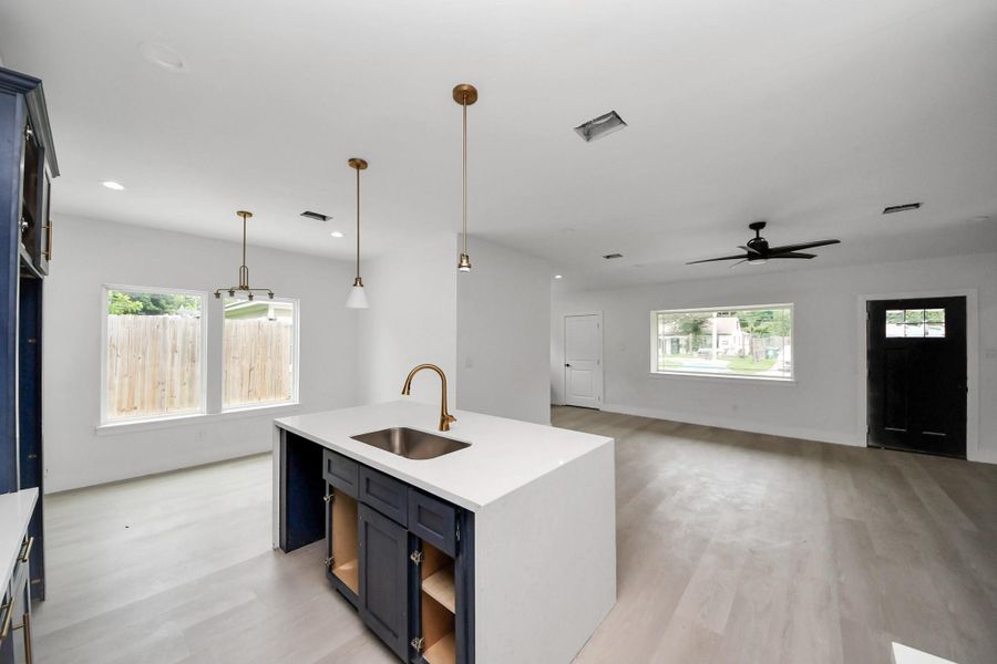 Furnished interior view inside a new home in , Houston (Image 10).
