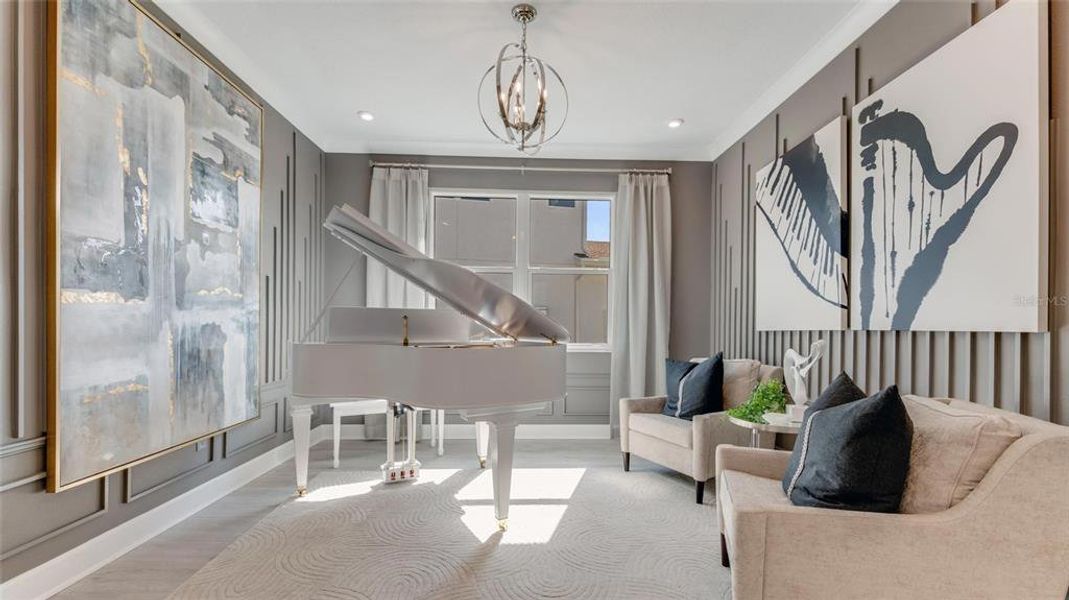 Furnished interior view inside a new home in Cresswind DeLand, Deland (Image 26). Furnished interior view inside a new home in Cresswind DeLand, Deland (Image 26).