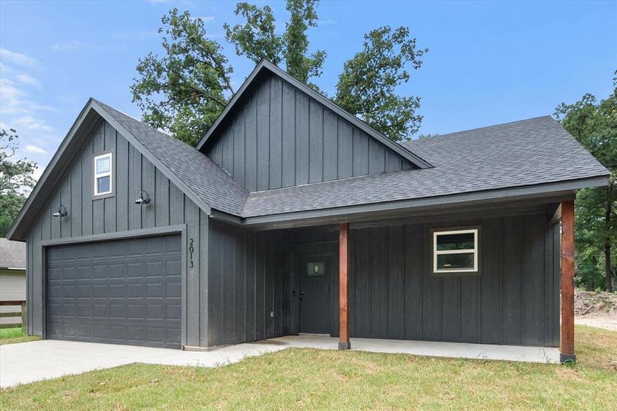 Front exterior of a new home in , Tool, TX, highlighting curb appeal (Image 20).