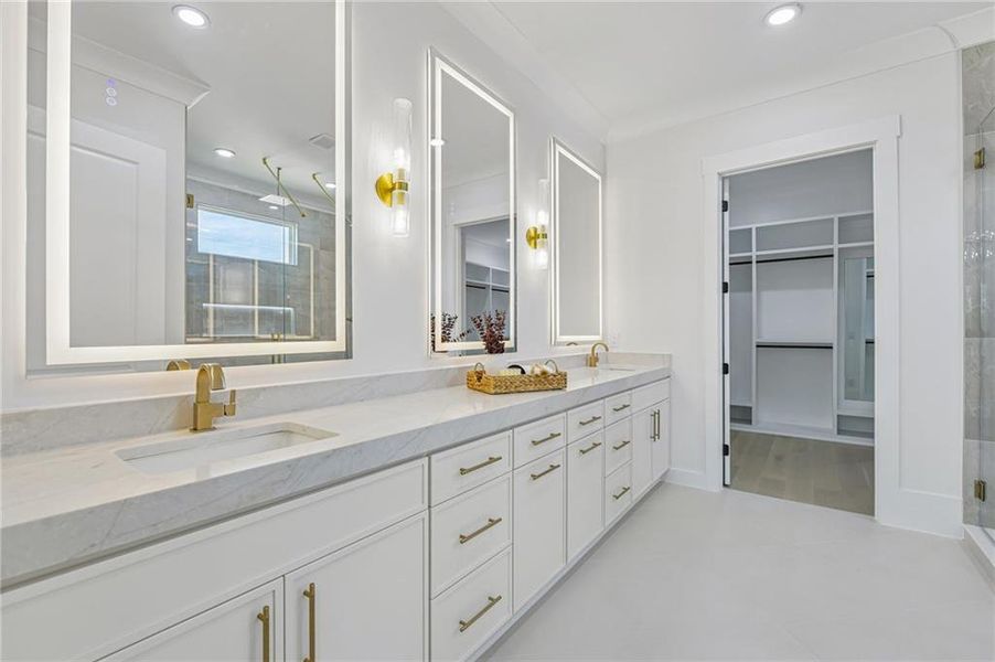 Furnished interior view inside a new home in , Buford (Image 13).
