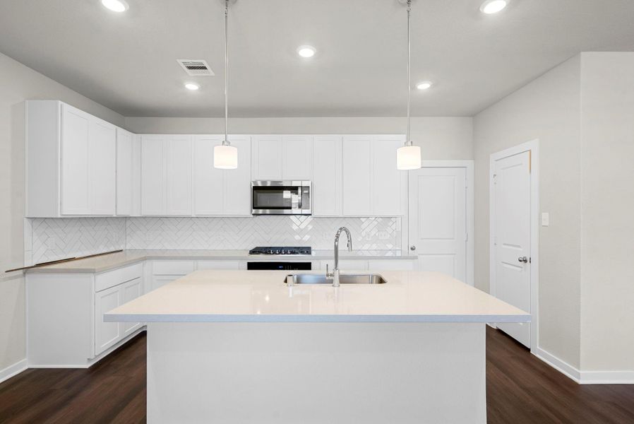 Furnished interior view inside a new home in Windrose Green, Angleton (Image 7).