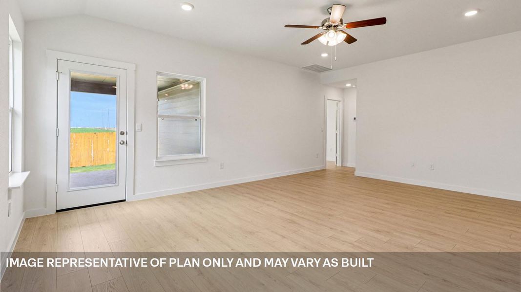Representative unfurnished interior of a home built from the The Lakeway by D.R. Horton in Revelry, Del Valle (Image 10). Representative unfurnished interior of a home built from the The Lakeway by D.R. Horton in Revelry, Del Valle (Image 10).