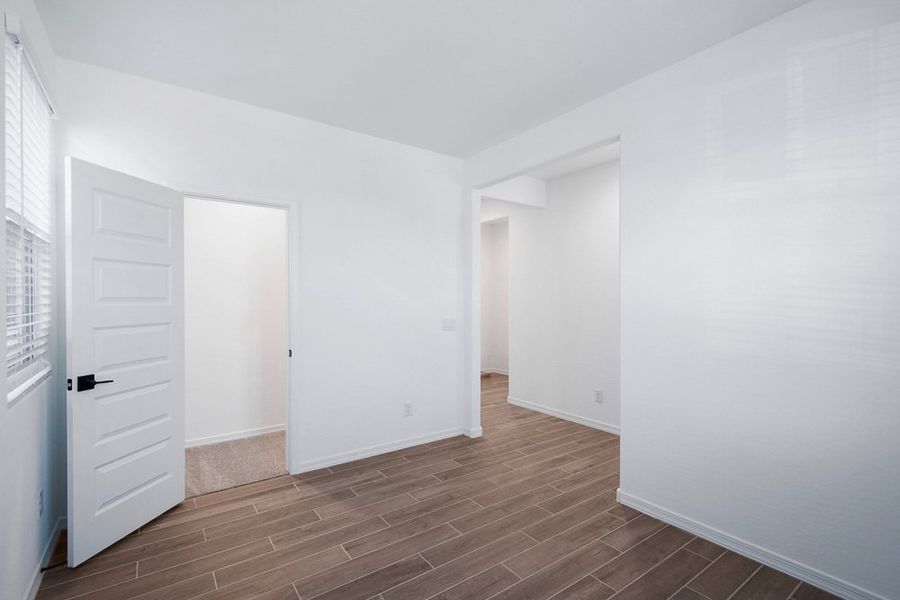 Representative unfurnished interior of a home built from the Evergreen by Taylor Morrison in Combs Ranch Discovery Collection, San Tan Valley (Image 29).