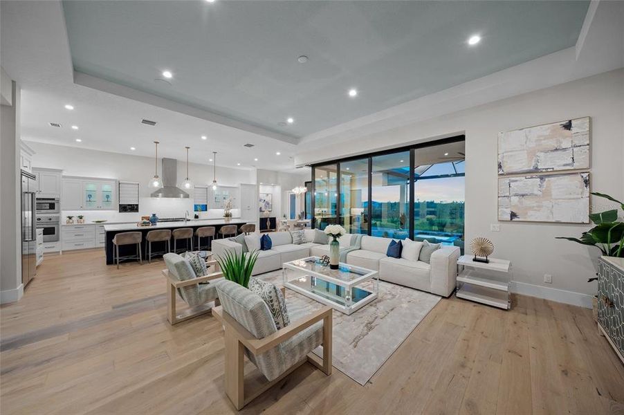 Furnished interior view inside a new home in , Nokomis (Image 60).