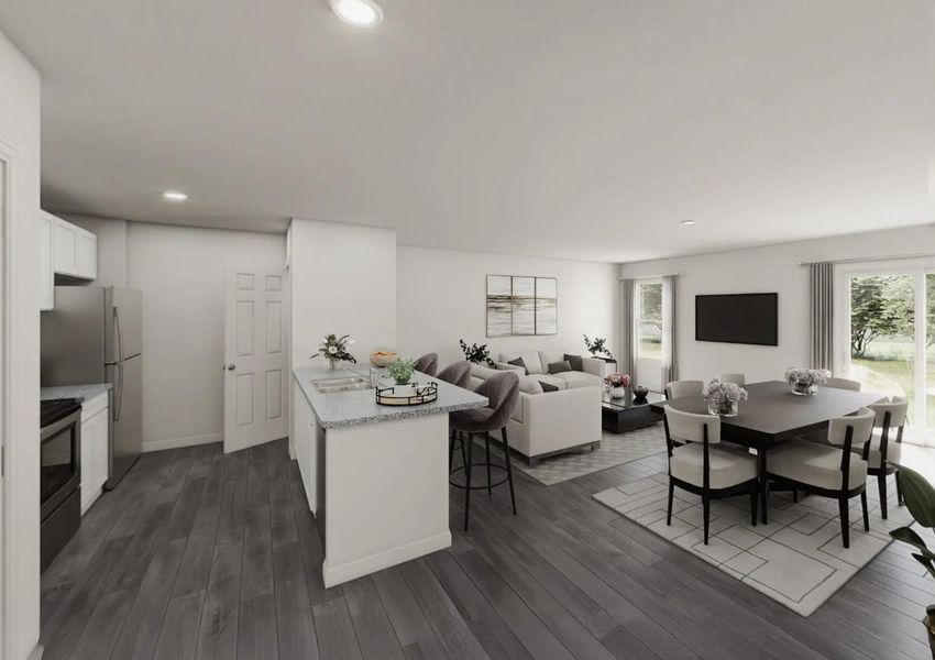 Furnished interior view inside a new home in Redland Estates, Lufkin (Image 4).