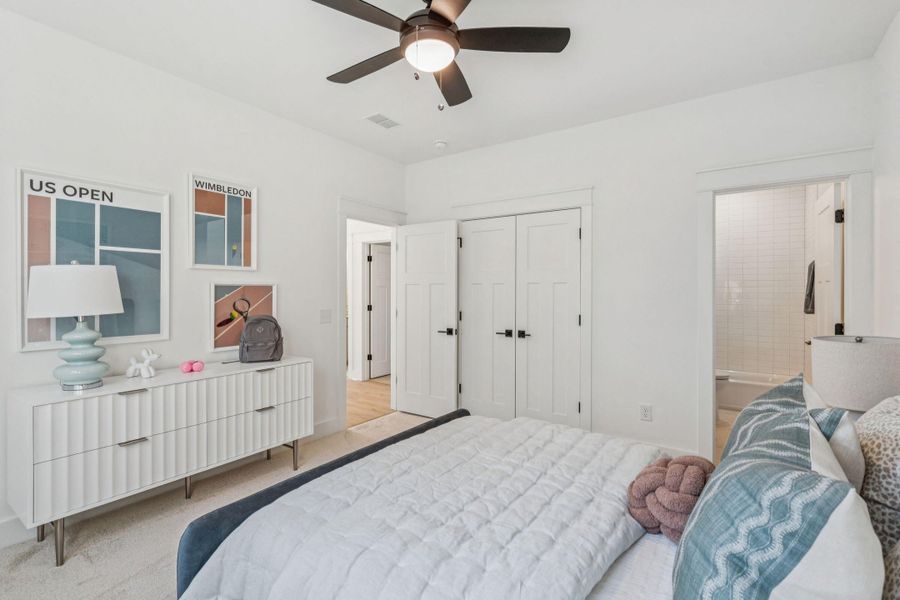 Furnished interior view inside a new home in Waterloo Estates, Johns Island (Image 50).