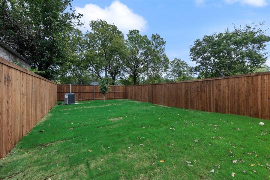 Exterior details and patio area of a home in , Dallas (Image 21). Exterior details and patio area of a home in , Dallas (Image 21).