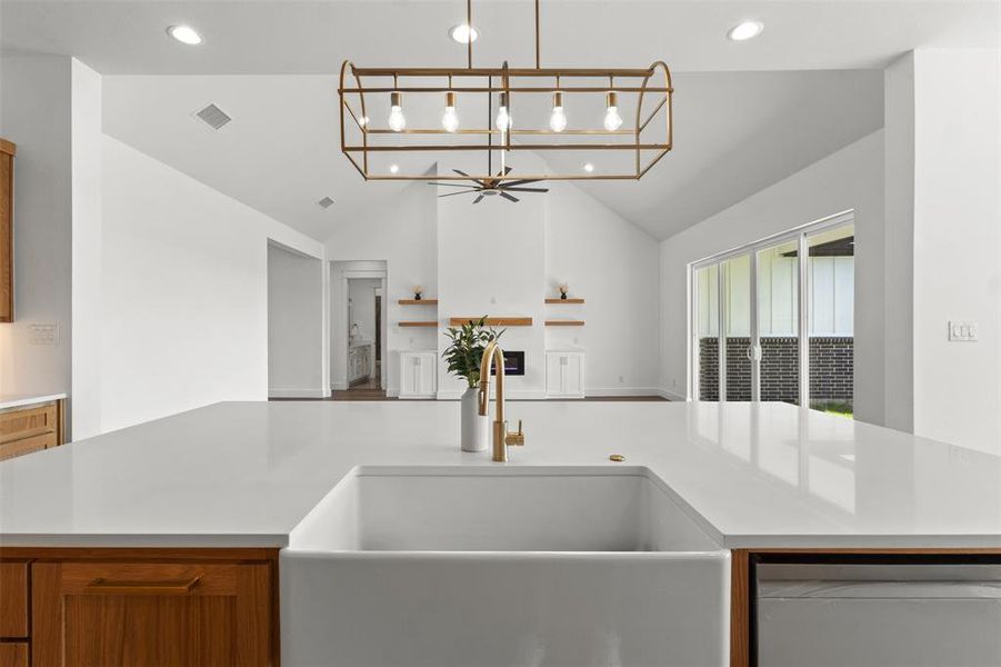 Furnished interior view inside a new home in , Greenville (Image 3).