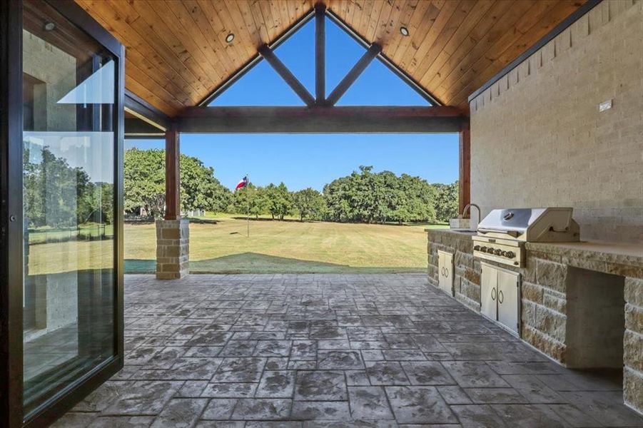 Exterior details and patio area of a home in , Burleson (Image 26). Exterior details and patio area of a home in , Burleson (Image 26).