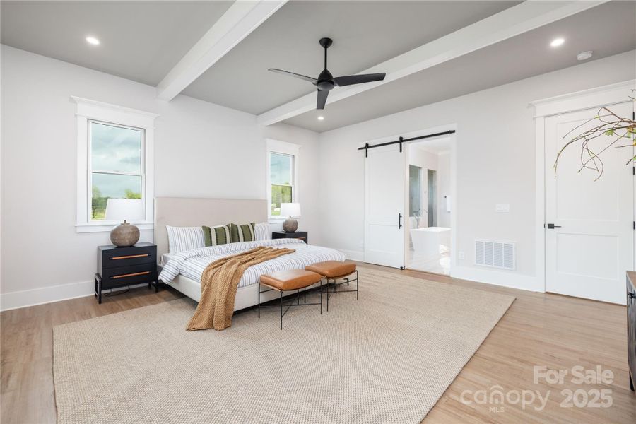 Furnished interior view inside a new home in , Statesville (Image 6).