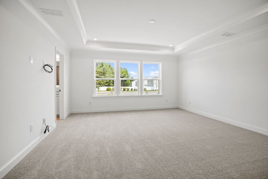 Representative unfurnished interior of a home built from the Herdwick by Pulte Homes in Parkside Crossing, Charlotte (Image 33). Representative unfurnished interior of a home built from the Herdwick by Pulte Homes in Parkside Crossing, Charlotte (Image 33).