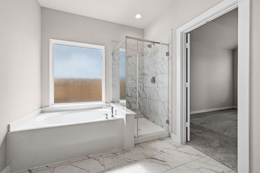 Furnished interior view inside a new home in Sunterra Lakes, Fulshear (Image 7).