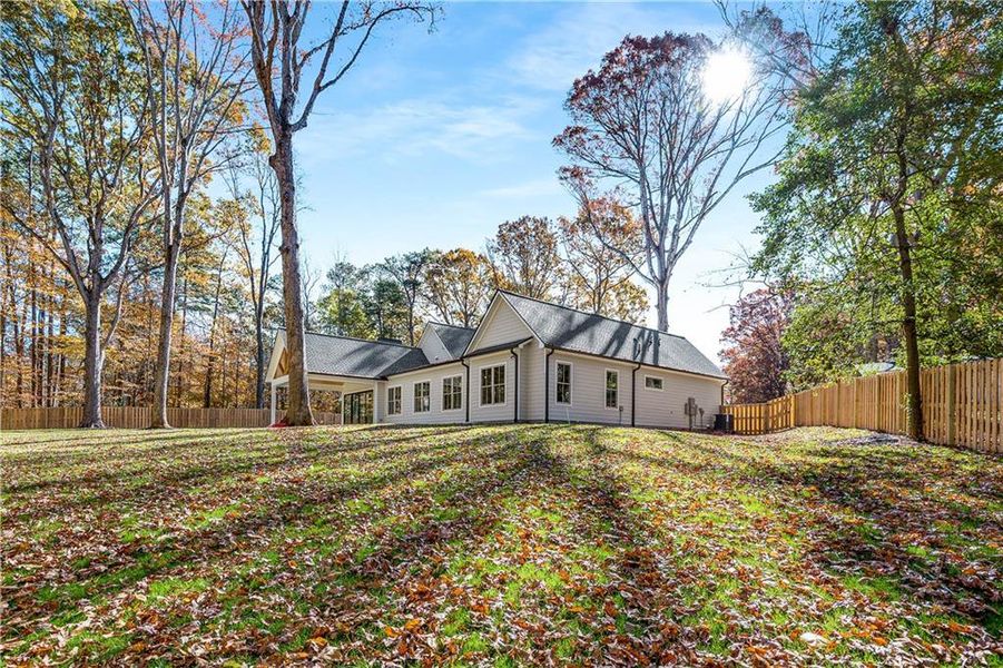 Exterior details and patio area of a home in , Tucker (Image 4).