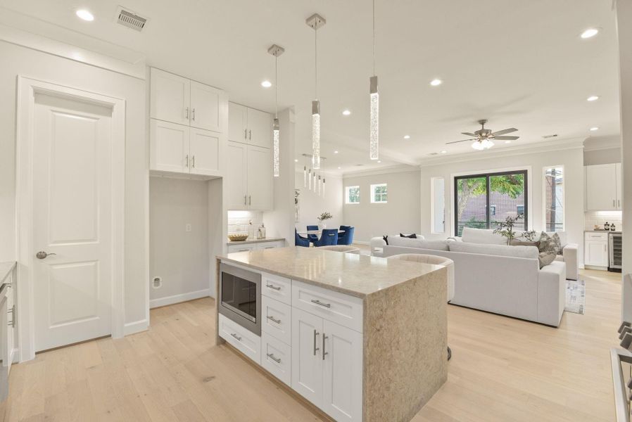 Furnished interior view inside a new home in , Houston (Image 15).