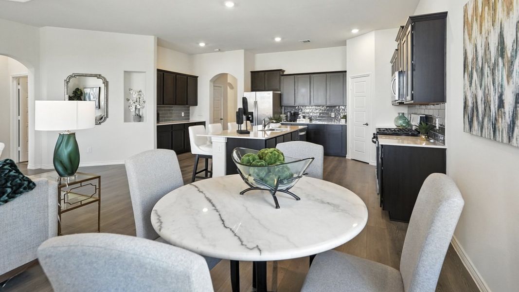 Representative furnished interior of a home built from the Avery by D.R. Horton in Madera, Royse City (Image 6). Representative furnished interior of a home built from the Avery by D.R. Horton in Madera, Royse City (Image 6).