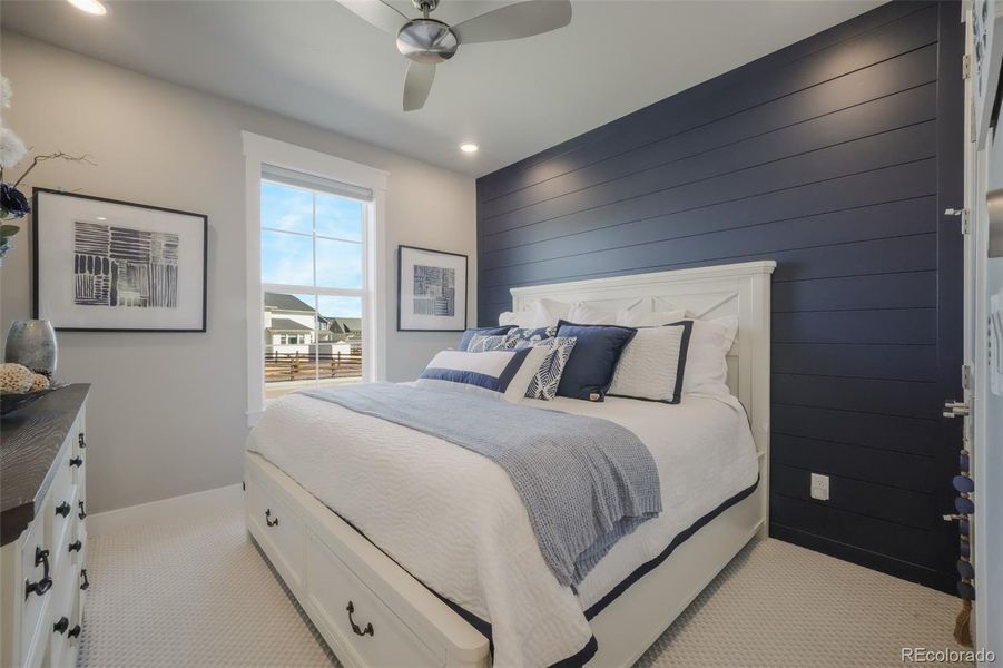 Furnished interior view inside a new home in , Monument (Image 43).