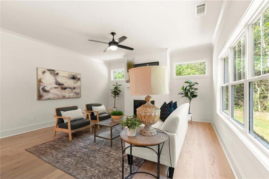 Furnished interior view inside a new home in , Covington (Image 36).