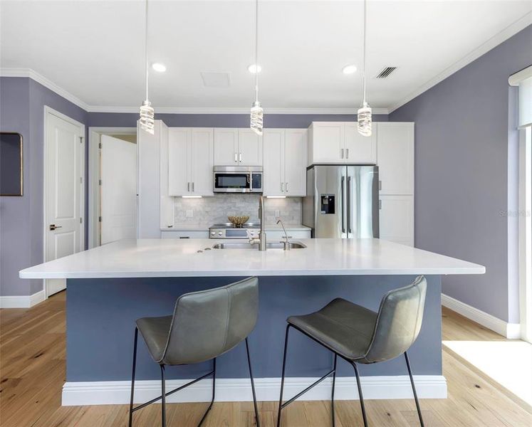 Furnished interior view inside a new home in Castille Urbana, St. Petersburg (Image 16).