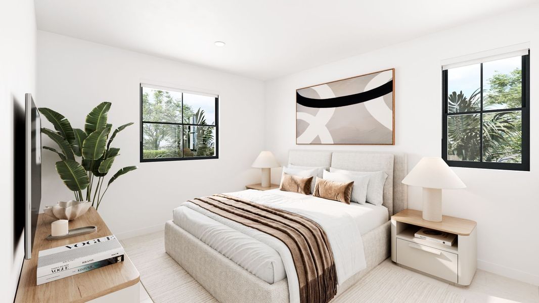Representative furnished interior of a home built from the Diana by Bluenest Development in Palm Villas, Leisure City (Image 10).